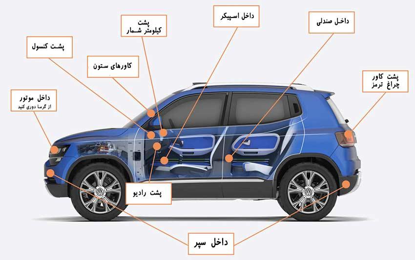 آموزش نصب ردیاب خودرو و جی پی اس خودرو